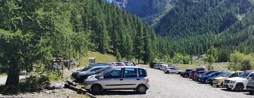 Parcheggio a pagamento in Val Troncea