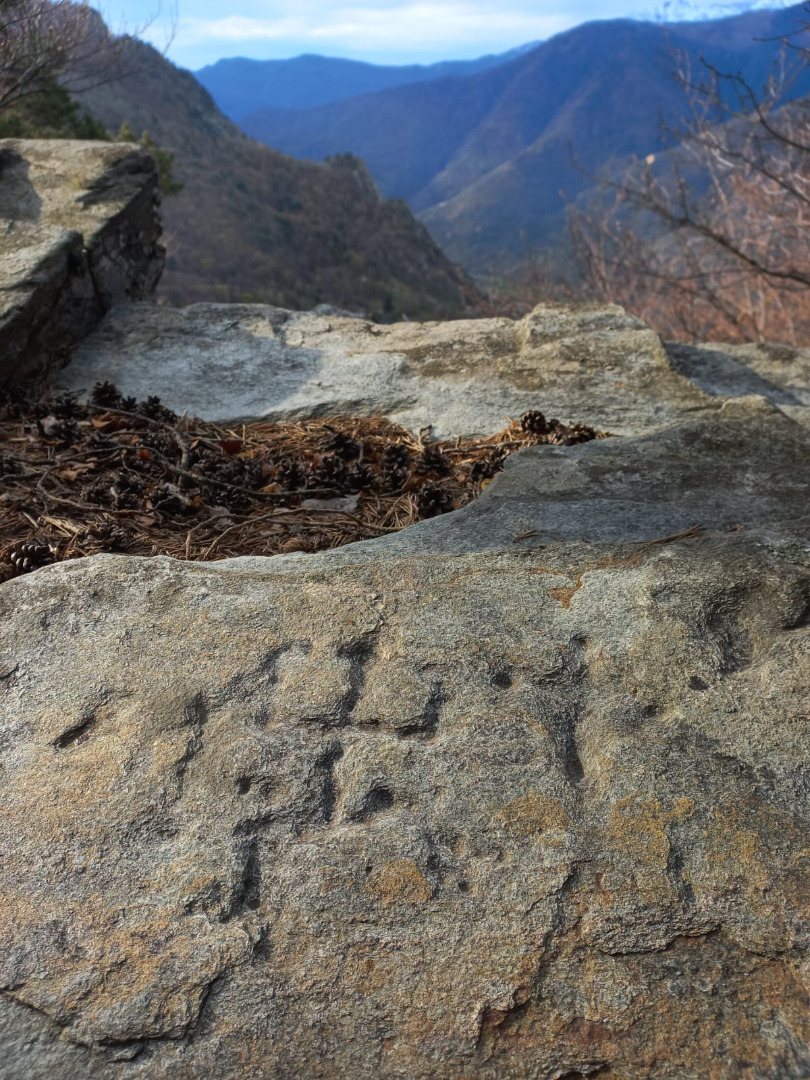 Petroglifi nei Parchi Alpi Cozie: peiro dla crù