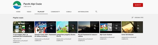 Una nuova playlist dedicata alla settimana della biodiversità sul canale YouTube dei Parchi Alpi Cozie 
